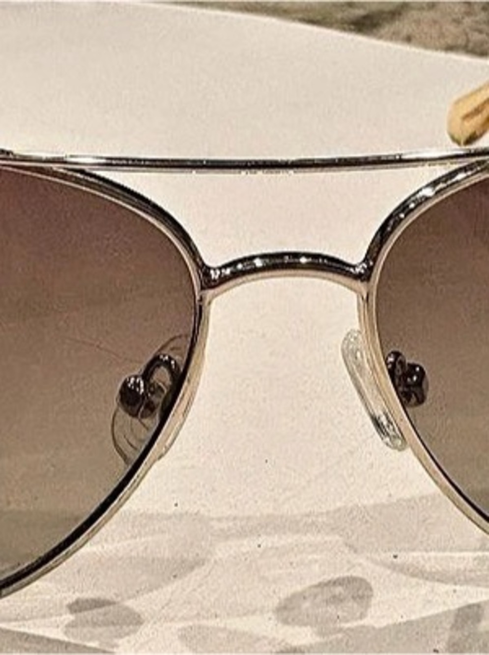 Kate spade Aviator Sunglasses in Gold & Brown